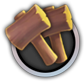 Double Wooden Hammer